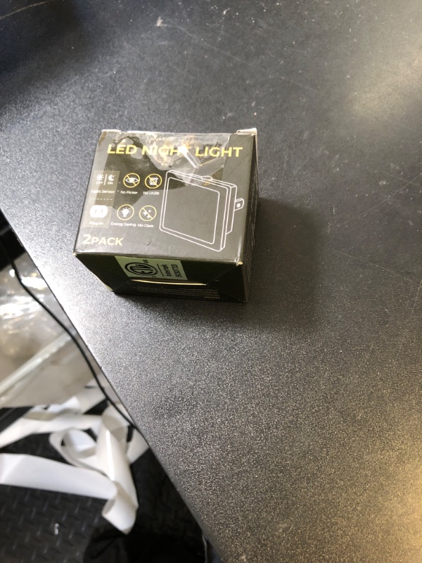 Photo 1 of L LOHAS LED Night Lights Plug into Wall 2-Pack, 0.3W Plug in Night Light, Dusk to Dawn, 3000K Soft White, Bright Nightlight Auto-On/Off, for Adults Kids Room Bedroom Bathroom Hallway Kitchen, Non-Dim