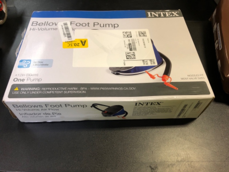 Photo 1 of Intex Giant Bellows Foot Pump
