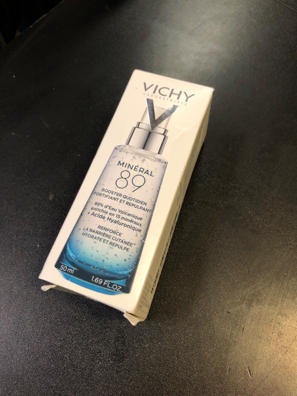 Photo 1 of VICHY Mineral 89 Fortifying & Hydrating Daily Skin Booster, Pure Hyaluronic Acid Serum For Face, Plumps & Hydrates, Repairs Skin Barrier, Lightweight Moisturizing Gel, Fragrance Free & Oil-Free