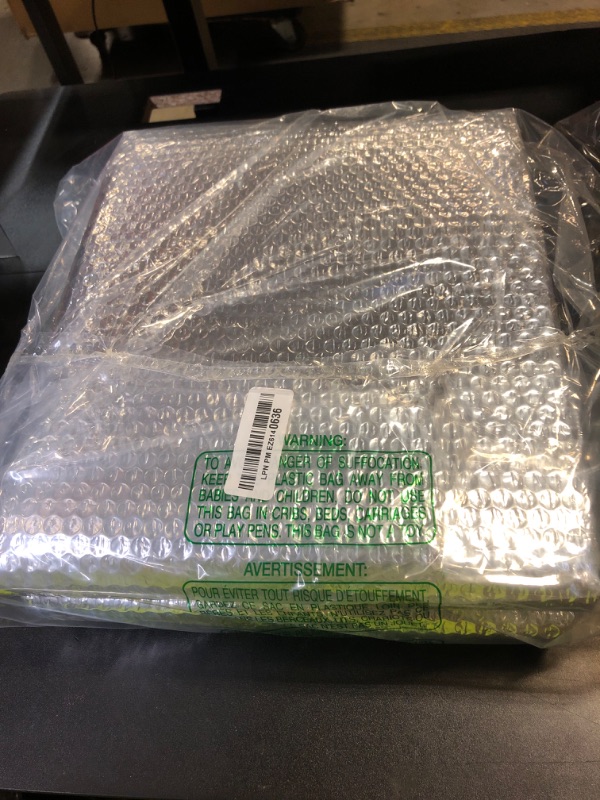 Photo 1 of Reflective Insulation Roll 47inch x 10Ft Double Bubble Reflective Aluminum Foil Wrap Insulating Sheet Thermal Shield Radiant Barrier for Winter RV Window Thermal Cold Insulation Summer Heat - Silver