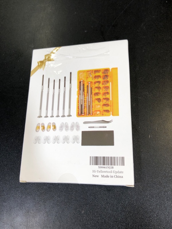 Photo 1 of Magnetic Eyeglass Repair Kit, Glasses Repair Kit with Eyeglass Screws Include Nose Pads, Precision Screwdriver Tool Set and Tweezers for Eyeglasses, Sunglasses, Watch Clock Spectacle Repair