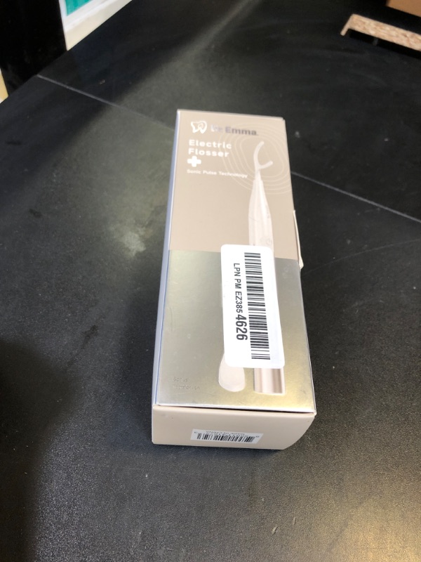 Photo 1 of Dr. Emma Electric Vibration Flosser with Replaceable Floss Picks and Toothbrush, Power Flosser for Adults, Dental Flosser Kit for Teeth Cleaning, Water Flosser Alternative, Starlight