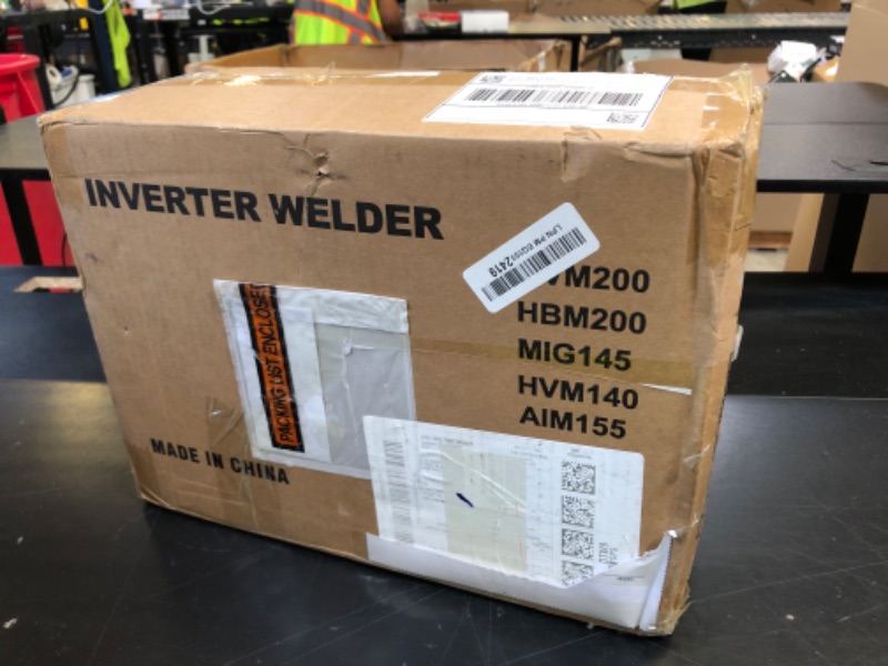 Photo 1 of H HZXVOGEN 145A MIG Welder, 110V/220V Flux Core Welder with Synergy, IGBT Inverter Portable Gasless Welder Equipment Dual Voltage MIG Welding Machine