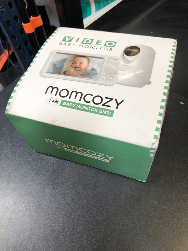Photo 1 of Momcozy Video Baby Monitor, 1080P 5" HD Baby Monitor with Camera & Wall Mount, Infrared Night Vision, 5000mAh Battery, 2-Way Audio, Temperature Sensor, Lullabies, 960ft Range, Ideal for New Moms, BM01