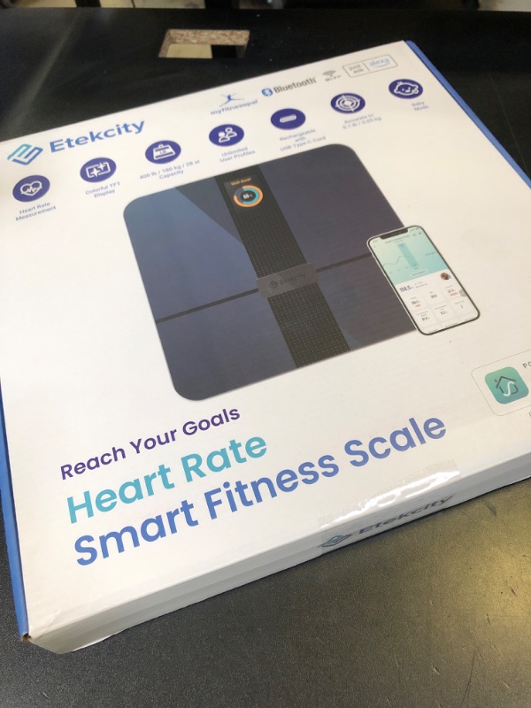 Photo 1 of Etekcity Smart Scale for Body Weight Fat, Digital Bathroom Weighing Machine for Accurate BMI Muscle Mass Composition, Home Use Apple Health Compatible Fitness Equipment