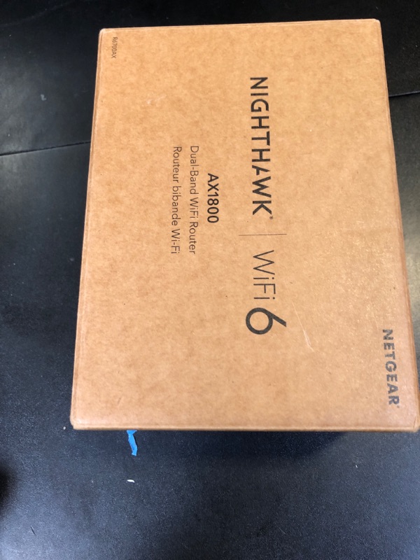 Photo 1 of NETGEAR 4-Stream WiFi 6 Router (R6700AX) – Security Features, AX1800 Wireless Speed (Up to 1.8 Gbps), Covers up to 1,500 sq. ft., 20 Devices – Free Expert Help