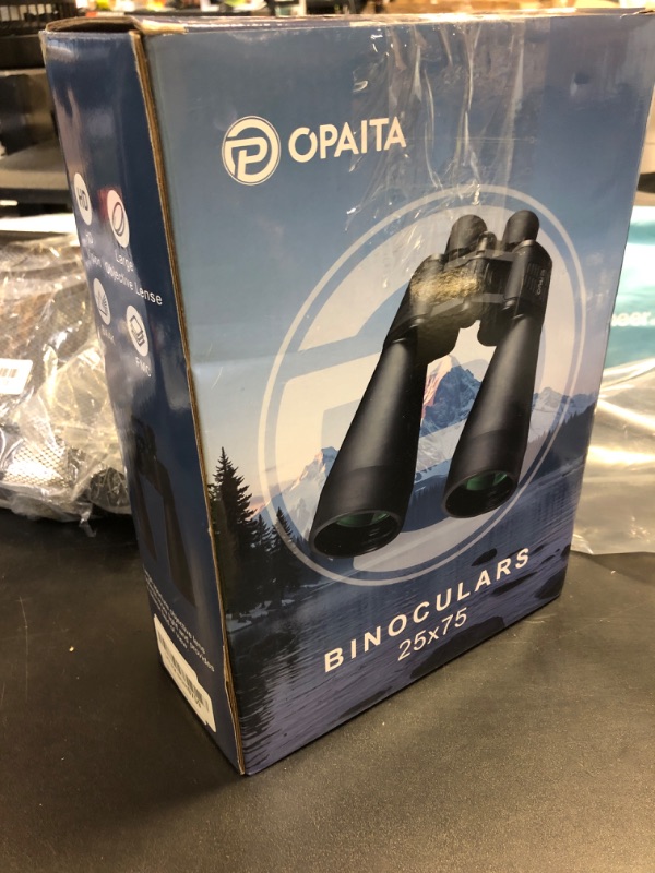 Photo 1 of 25x75 Binoculars for Adults High Powered - OPAITA Easy Focus Powerful Binocular with Clear Low Light Vision - Professional Binoculars for Bird Watching Travel Hunting Stargazing with Carrying Bag