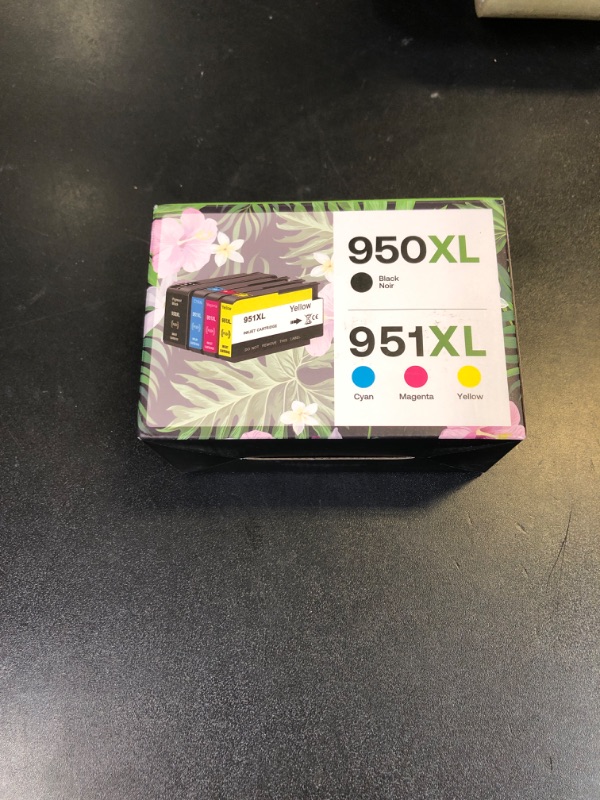 Photo 1 of DAM aila Compatible 950XL 951XL Ink Cartridge Replacement for HP OfficeJet Pro 8600 8610 8620 8100 8630 8660 8640 8615 76DW 251DW, Black, Cyan, Magenta, Yellow, 4-Pack