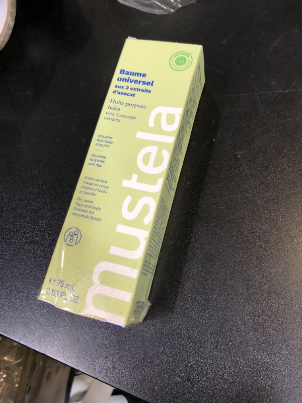 Photo 1 of Mustela Avocado Multi-Purpose Balm - Natural Vegan Moisturizer for Face, Lips, Hands & Body - Dry Skin Relief - 2.53 fl. oz.