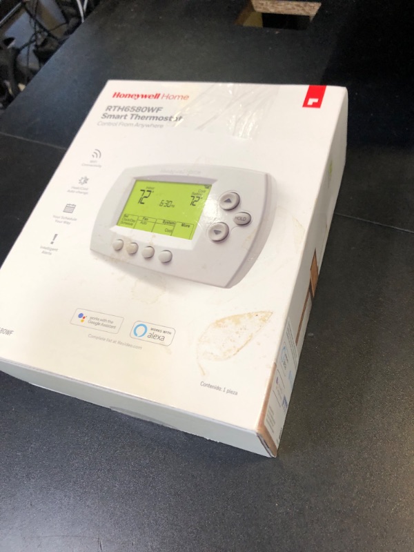 Photo 1 of Honeywell Home RTH6580WF Wi-Fi 7-Day Programmable Thermostat, White
