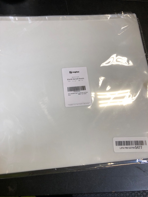 Photo 1 of 10PCS 10mil Blank Mylar Stencil Sheets,12X12 inch Milky Translucent PET Blank Stencils Sheets,Template Material for Laser Cutting Machines , Food-Safe Craft Plastic