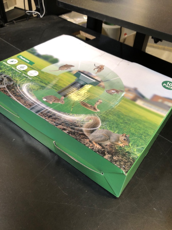 Photo 1 of Snake & Mole & Rabbit & Skunk Repellent Solar Powered, Ultrasonic Deterrent, IP65 Waterproof, 2025 Upgraded Gopher Groundhog Rodent Chipmunk Raccoon and Vole Repellent for Lawn & Garden, 10 Pack