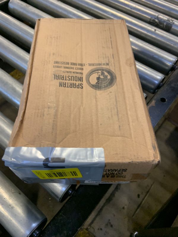 Photo 1 of Spartan Industrial - 2" X 1” Direct Thermal Labels, Perforated UPC Barcode FBA Labels, Compatible with Rollo & Zebra Desktop Printers - 10 Rolls, 1300/Roll