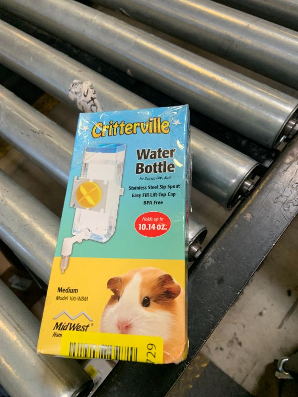 Photo 1 of MidWest Homes for Pets Medium Animal Water Bottle | Ideal for Hamsters, Mice, Guinea Pigs & Rabbits, Medium Water Bottle | Guinea Pig 10.14 oz.