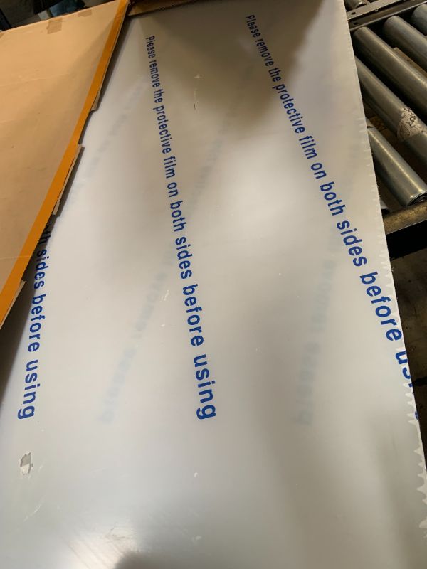 Photo 1 of [Large Size] Crystal Clear 1/5" Thick 59" x 47" Heavy Duty Hard Chair Mat, Can be Used on Carpet or Hard Floor