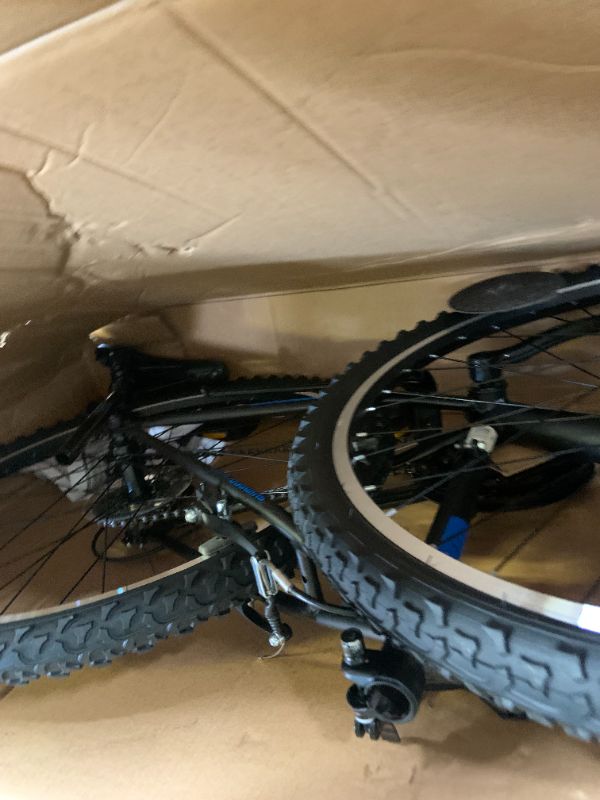 Photo 1 of Huffy Stone Mountain Mens 26 Inch Mountain Bike, Matte Black Frame, 21-Speed Shimano Twist Shifting, Front Suspension, Comfort Saddle | 20"/24"/26" Sizes, 6-21 Speeds, Dual Suspension Available |