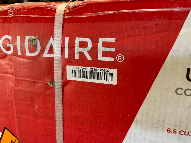 Photo 1 of -FACTORY SEALED- Frigidaire Upright Freezer, 6.5 cu. ft., Deep Freeze, Vinyl Coated Metal with Wire Shelving, Compact for Kitchen, RV, Dorm, Cabin, and Trailer, Platinum Design Series, Silver - 21D x 23W x 56H
