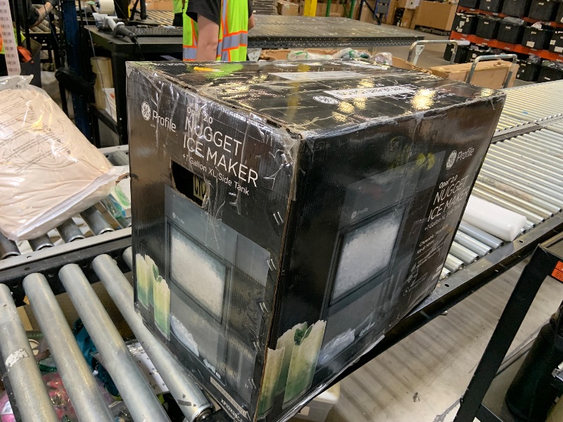 Photo 1 of GE Profile Opal 2.0 XL with 1 Gallon Tank, Chewable Crunchable Countertop Nugget Ice Maker, Scoop included, 38 lbs in 24 hours, Pellet Ice Machine with WiFi & Smart Connected, Stainless Steel