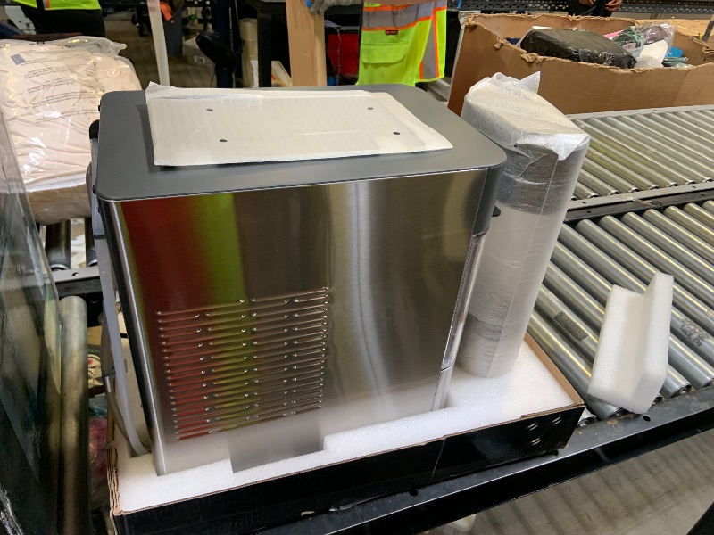 Photo 1 of GE Profile Opal 2.0 XL with 1 Gallon Tank, Chewable Crunchable Countertop Nugget Ice Maker, Scoop included, 38 lbs in 24 hours, Pellet Ice Machine with WiFi & Smart Connected, Stainless Steel