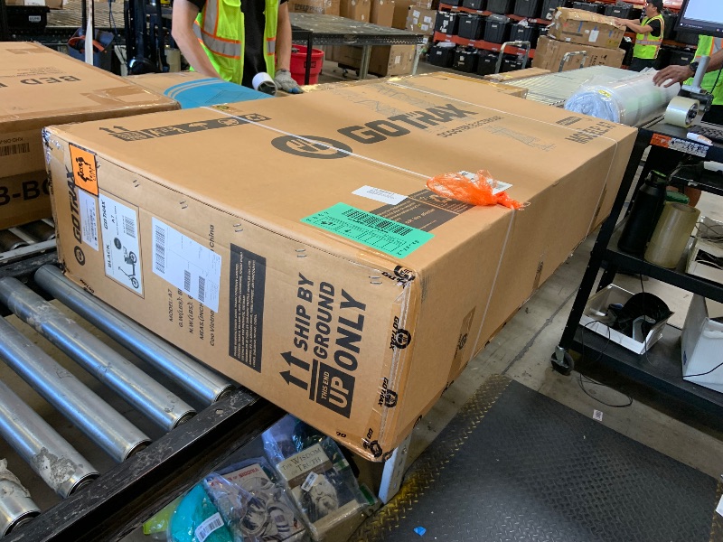 Photo 1 of -FACTORY SEALED- Gotrax A7 Electric Scooter for Adults-16 Pneumatic Tires, 500W Motor Hits 20 Mph, 28 Miles Range & 2 Gears, Comfortable Seat & Big Seat Bag, Wider Deck & Carry Basket for Daily Commuting Black