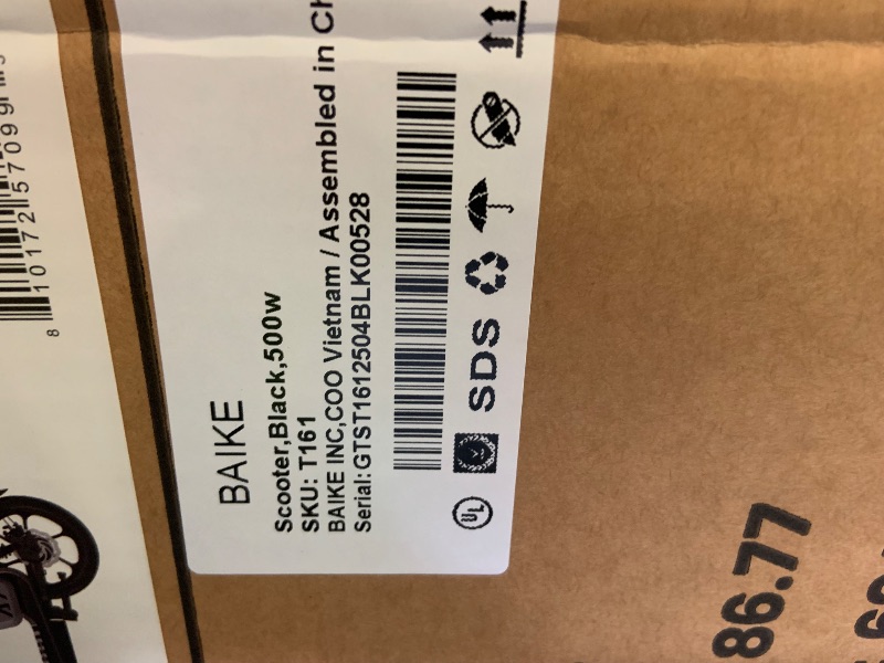 Photo 1 of -FACTORY SEALED- Gotrax A7 Electric Scooter for Adults-16 Pneumatic Tires, 500W Motor Hits 20 Mph, 28 Miles Range & 2 Gears, Comfortable Seat & Big Seat Bag, Wider Deck & Carry Basket for Daily Commuting Black