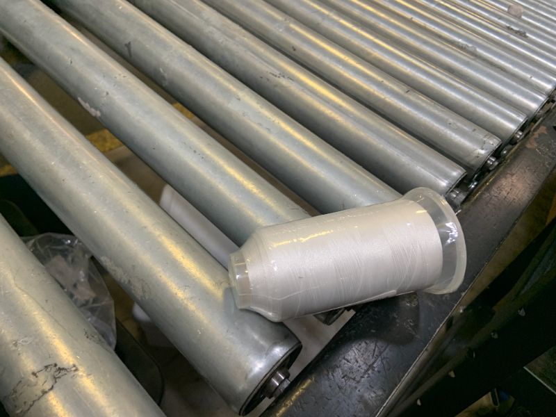 Photo 1 of New brothread - Single Huge Spool 4000M Each Polyester Embroidery Machine Thread 40WT for Commercial and Domestic Machines - White