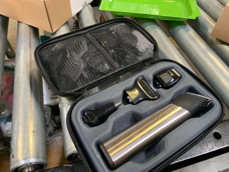 Photo 1 of Philips Norelco Multigroom 9000 Series, All-in-One Trimmer, Beard Trimmer and Hair Clipper, 25-Piece/27-Length Men's Grooming Kit for Beard, Face, Nose, Ear and Body, Travel Kit, MG9522/50