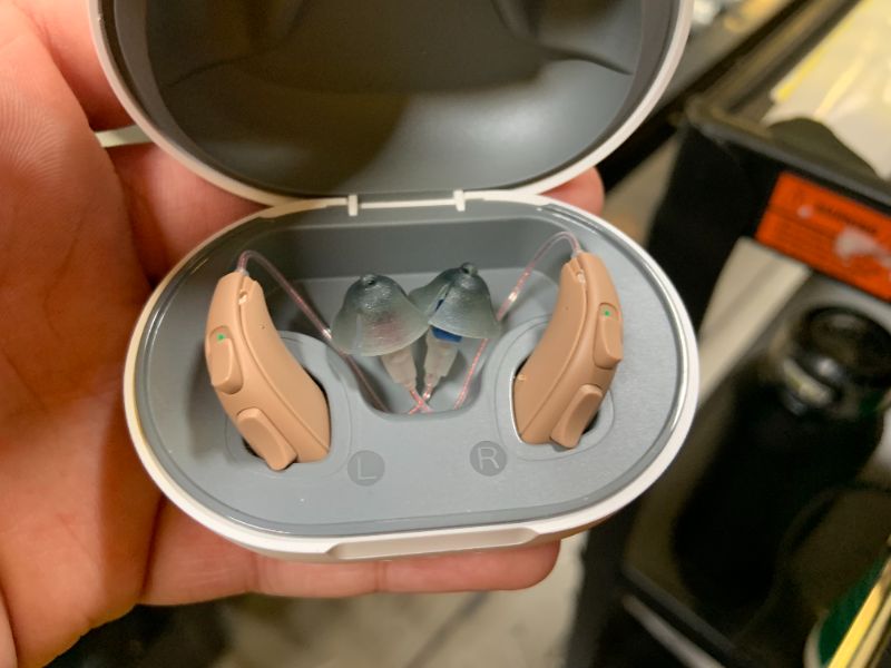 Photo 1 of Audien Hearing ION Wireless Rechargeable OTC Hearing Aid, Premium Comfort Design & Nearly Invisible