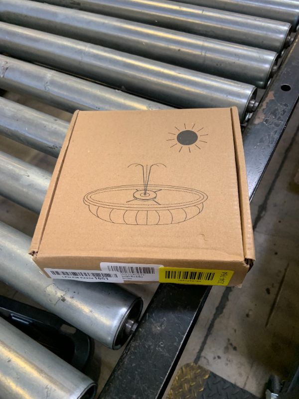 Photo 1 of SZMP Solar Fountain Upgrade, 3.5W Solar Powered Bird Bath Fountains with Flower, Outdoor Water Feature Solar Pump with 7-in-1 Nozzles, 4 Fixed Pipes for Humingbirds, Garden, Pool, Pond, and Fish Tank