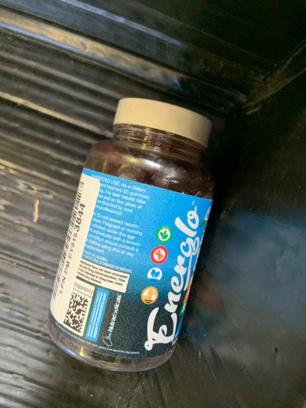 Photo 1 of Ashwagandha Maca Root Gummies with Fenugreek Hibiscus Slippery Elm Saffron Extract & Beta Carotene | Peach Flavor Vegan Gummy Vitamins Adaptogen Cortisol Supplement Energlo by Clean Nutra