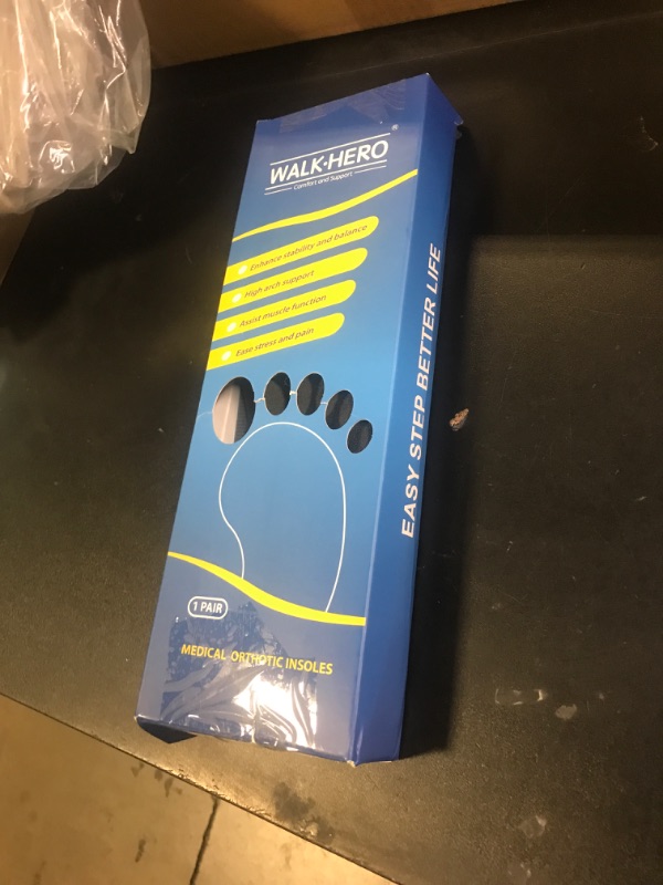 Photo 1 of Plantar Fasciitis Feet Insoles Arch Supports Orthotics Inserts Relieve Flat Feet, High Arch (Mens 12-12 1/2 | Womens 14-14 1/2)
