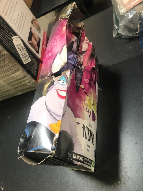 Photo 1 of Disney Princess Villains Ursula Fashion Doll, Accessories and Removable Clothes, Disney Villains Toy for Kids 5 Years Old and Up