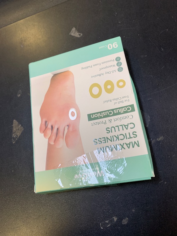 Photo 1 of Welnove Corn Cushions for Toes - 90 Count Callus Cushions with Water-Resistant Self-Stick Adhesive, Upgraded Adhesion, Provide Cushioning and Reduce Pain from Corns Rubbing, Protects Foot and Toes