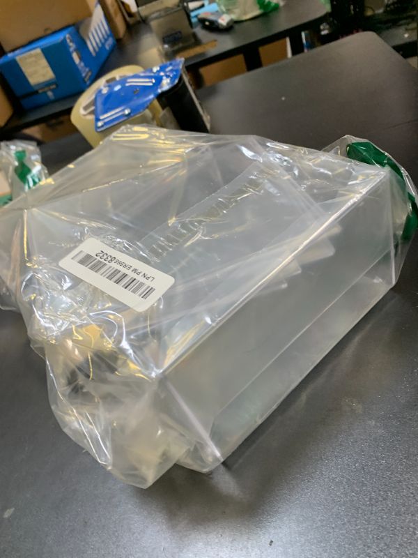 Photo 1 of KYODOLED Clear Donation Box for Fundraising, Suggestion Box with Lock and Key, Raffle Box for Tickets with Sign Holder, Tip Jar for Event and Organization, 6.2"x4.6"x4", 2PACK(Sign Card Not Contain)