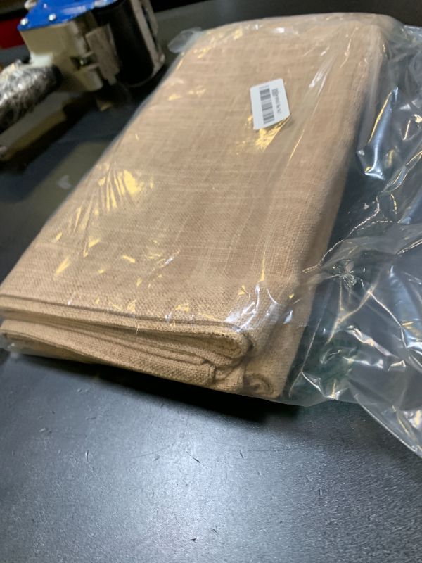 Photo 1 of Homaxy Cloths Placemats for Dining Table Set of 6, Heat Resistant Washable Cotton Linen Blend Table Mats, Easy to Clean Place Mats for Indoor Outdoor Party Kitchen Decoration, 13" x 19", Flaxen