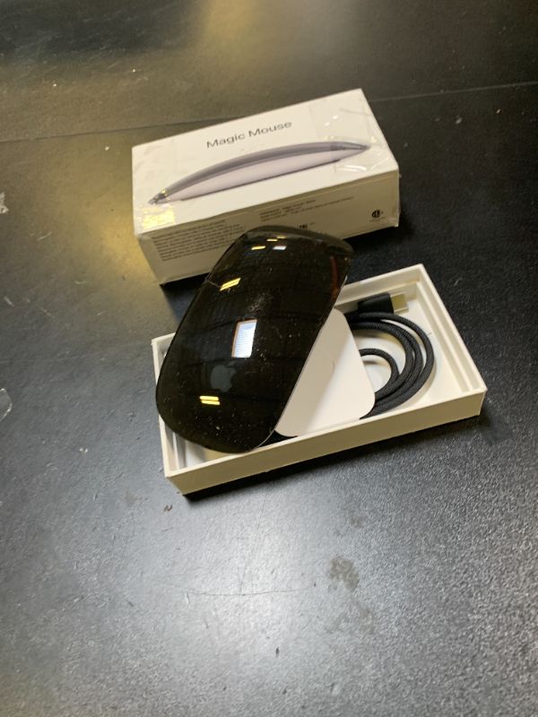 Photo 1 of Apple Magic Mouse - Black Multi-Touch Surface