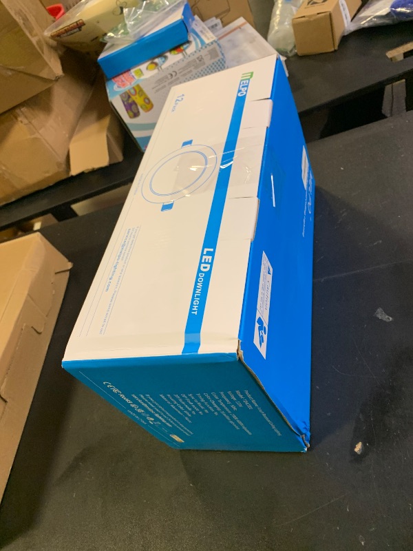 Photo 1 of MELPO Smart Recessed Lighting 4 Inch Work with Alexa & Siri?12W 1100LM Recessed Ceiling Light 2700K-5700K?16 Million Colors?Music Sync, DIY Scenes, DIY Flash, LED Downlight with Junction Box?12 Pack