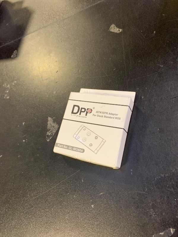Photo 1 of DPP Titanium Adapter Plate for Glock 17 19 MOS Holosun 407K/507K/EPS Carry/EPS/RomeoZero