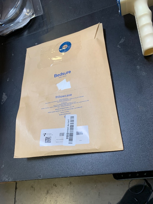 Photo 1 of Bedsure Satin Pillowcase for Hair - Beige Satin Pillow Cases Standard Size with Zipper 2 Pack, Similar to Silk Pillow Cases for Skin, Silky & Soft, Gifts for Women Men, 20x26 Inches
