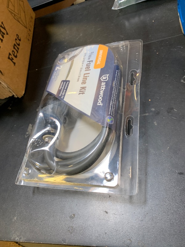 Photo 1 of Attwood 951606ULP7 Universal Fuel Line Kit, 6 Feet Long, 5/16-Inch Diameter, Multi-Layer Low-Permeation Primer Bulb