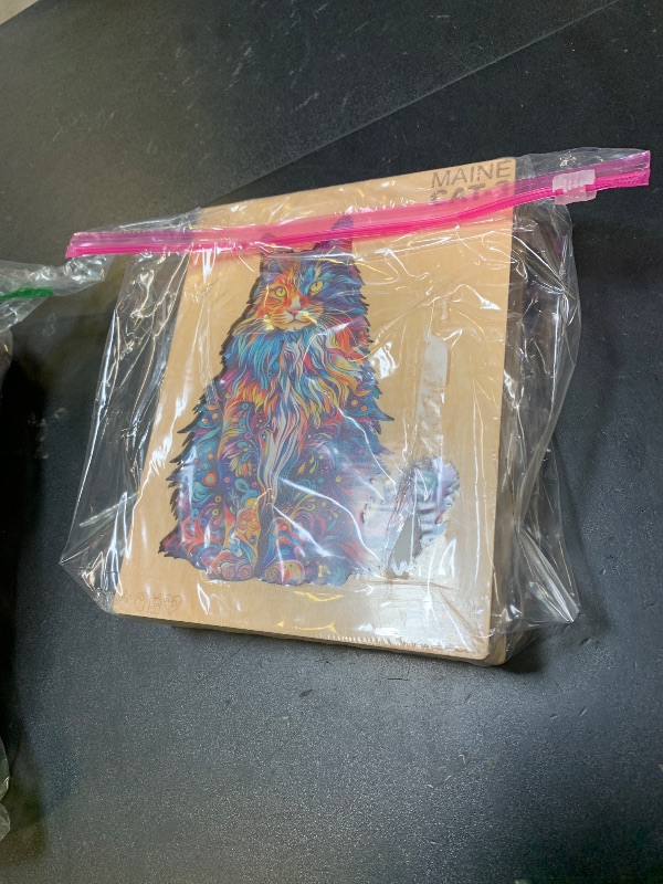 Photo 1 of Wooden Puzzles for Adults, Cat Puzzles, Wooden Jigsaw Puzzles for Adults, 175 Pieces Wood Puzzles Adult, Unique Animal Shape Wood Puzzle, Creative Puzzle Gifts for Puzzle Lovers(11.4 * 8.9in)