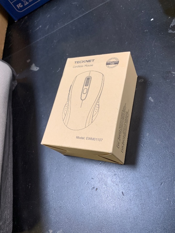Photo 1 of TECKNET Wireless Mouse for Laptop, 2.4G Wireless, 5-Level 4800 DPI, Silent with Receiver & 6 Buttons, 18 Months Battery Life, USB Portable for Mac, Chromebook