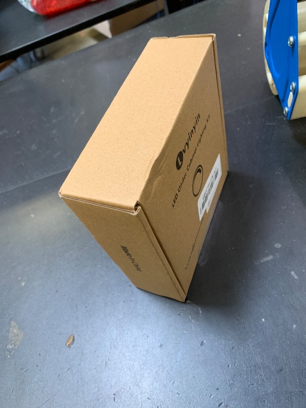 Photo 1 of Lvyinyin Under Counter Lights, Curio Cabinet LED Puck Lighting, 110V Wall Plugged in, Wireless RF Remote Control Dimmable, Daisy Chained Linkable, Dia 2.4", White Cords, Daylight 6000K, 3 Lights