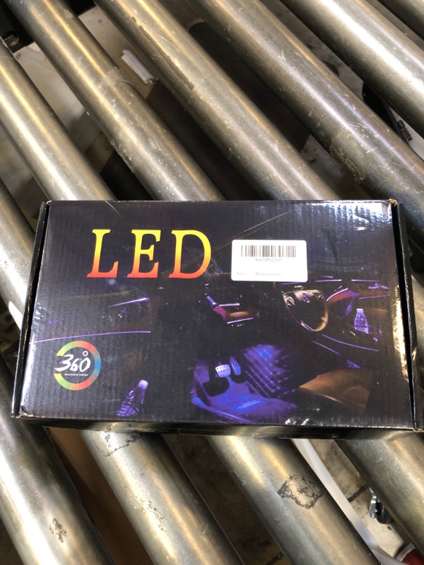 Photo 1 of Jushope Interior Car LED Strip Lights with Wireless APP and Remote Control, RGB 5 in 1 Ambient Lighting Kits with 236 inches Fiber Optic, 16 Million Colors Car Neon Lights, Sync to Music