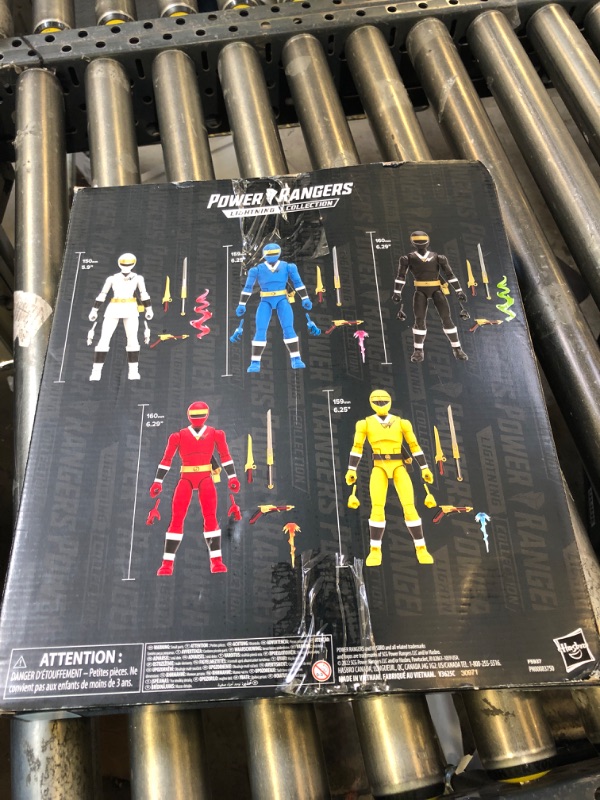 Photo 1 of Power Rangers Lightning Collection 5-Pack Alien Rangers of Aquitar 6-inch Action Figures, Toys Kids Ages 4 and Up (Amazon Exclusive)