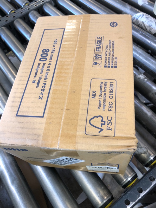 Photo 1 of DNP 4x6" Dye Sub Media for DS620A Printer, 400 Prints Per Roll, 2 Piece