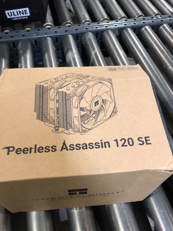 Photo 1 of Thermalright Peerless Assassin 120 SE CPU Cooler, 6 Heat Pipes AGHP Technology, Dual 120mm PWM Fans, 1550RPM Speed, for AMD:AM4 AM5/Intel LGA 1700/1150/1151/1200/1851,PC Cooler