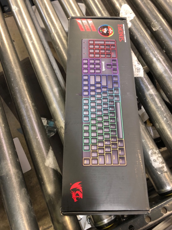 Photo 1 of Redragon Mechanical Gaming Keyboard Wired, 11 Programmable Backlit Modes, Hot-Swappable Red Switch, Anti-Ghosting, Double-Shot PBT Keycaps, Light Up Keyboard for PC Mac