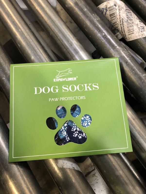 Photo 1 of EXPAWLORER Anti Slip Dog Socks to Prevent Licking Paws, Dog Shoes for Hot Pavement, Dog Booties for Small Medium Large Senior Dogs, Traction Control Boots & Paw Protectors for Hardwood Floors