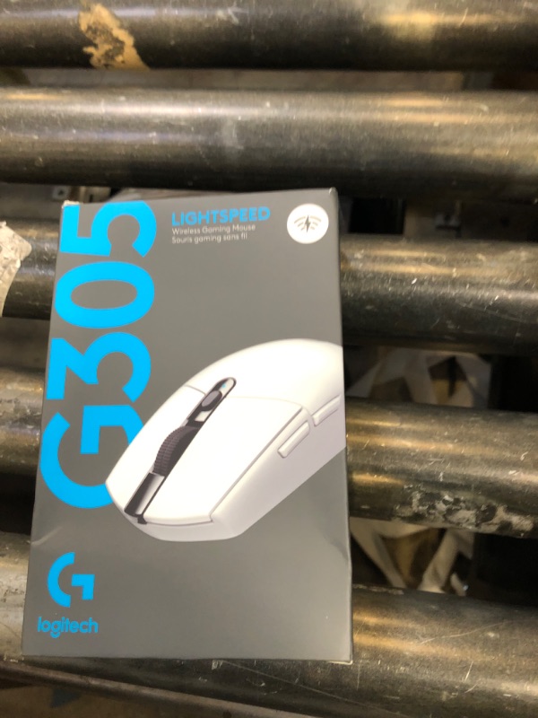 Photo 1 of Logitech G305 LIGHTSPEED Wireless Gaming Mouse, Hero 12K Sensor, 12,000 DPI, Lightweight, 6 Programmable Buttons, 250h Battery Life, On-Board Memory, PC/Mac - White